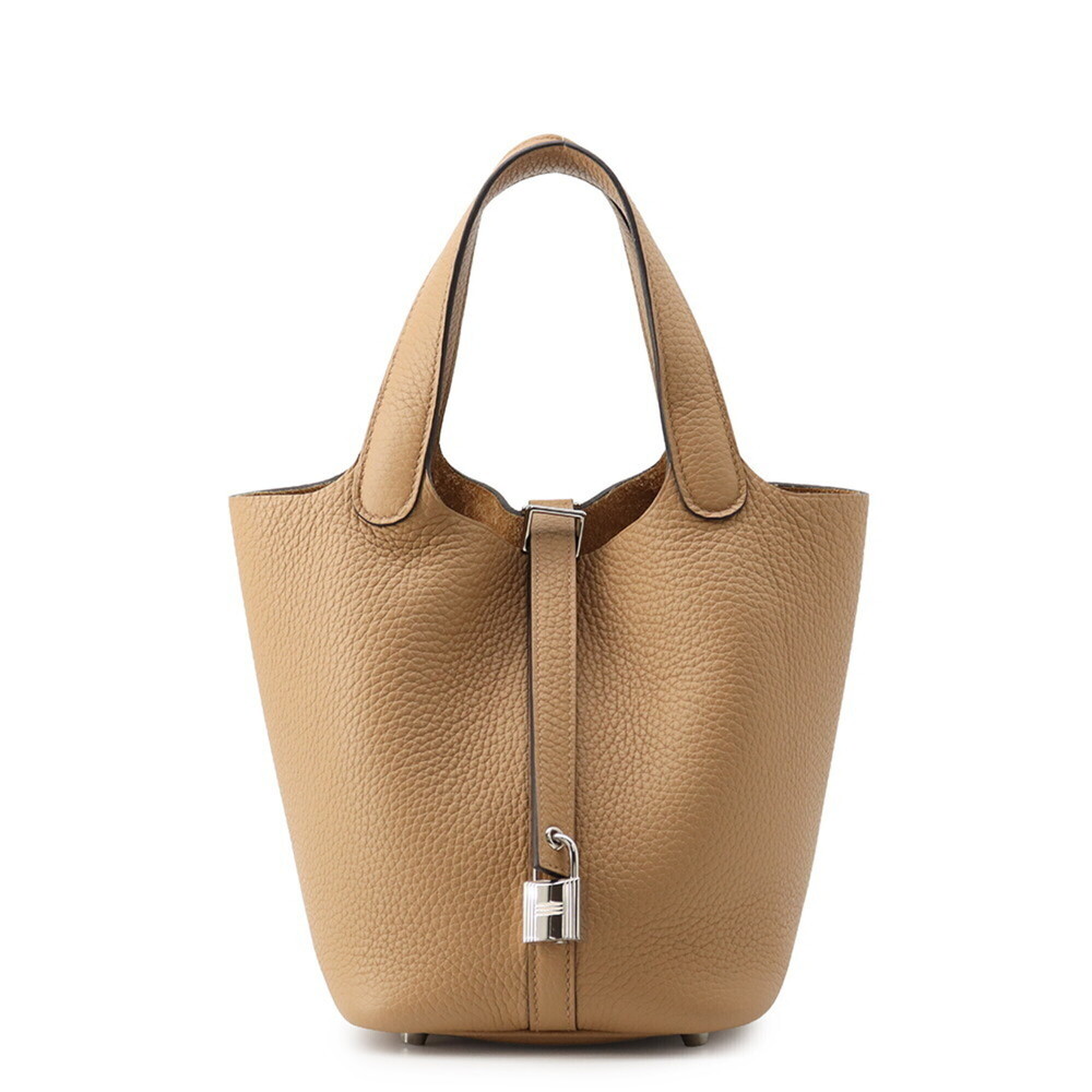 Hermes Picotin Lock PM handbag, Chai, Taurillon Clemence leather, U stamp. Lo...